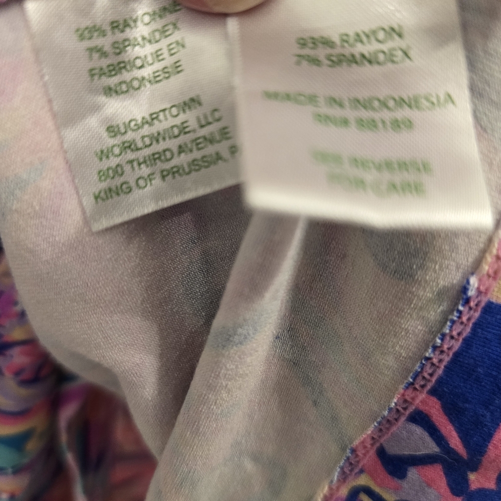 Lilly Pulitzer Size XL Sophie Dress 50+ UPF. Blue Current Drop Me A Line ❤️ EEUC - Picture 10 of 12